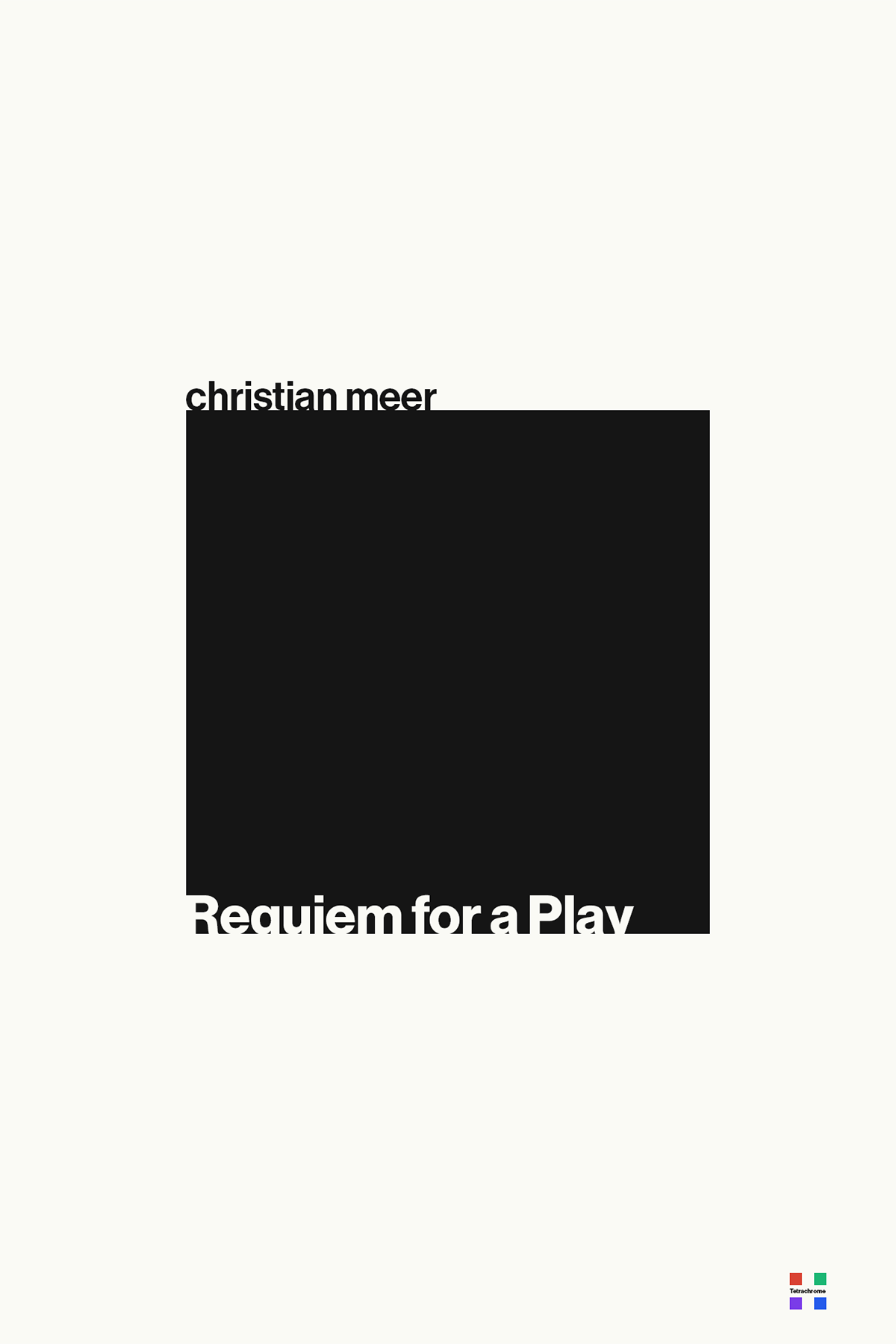 Requiem for a Play poster